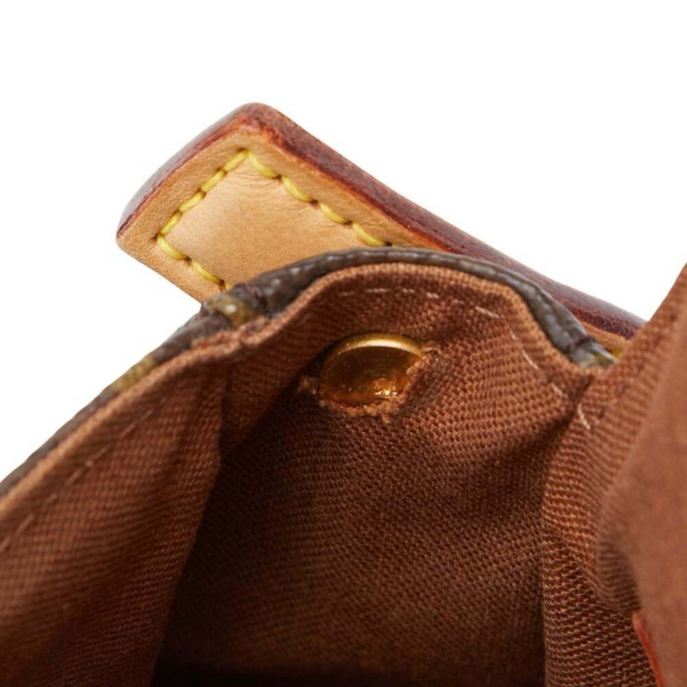 LOUIS VUITTON Authentic Brown Monogram Leather Mini Looping Shoulder Bag - Picture 8 of 12